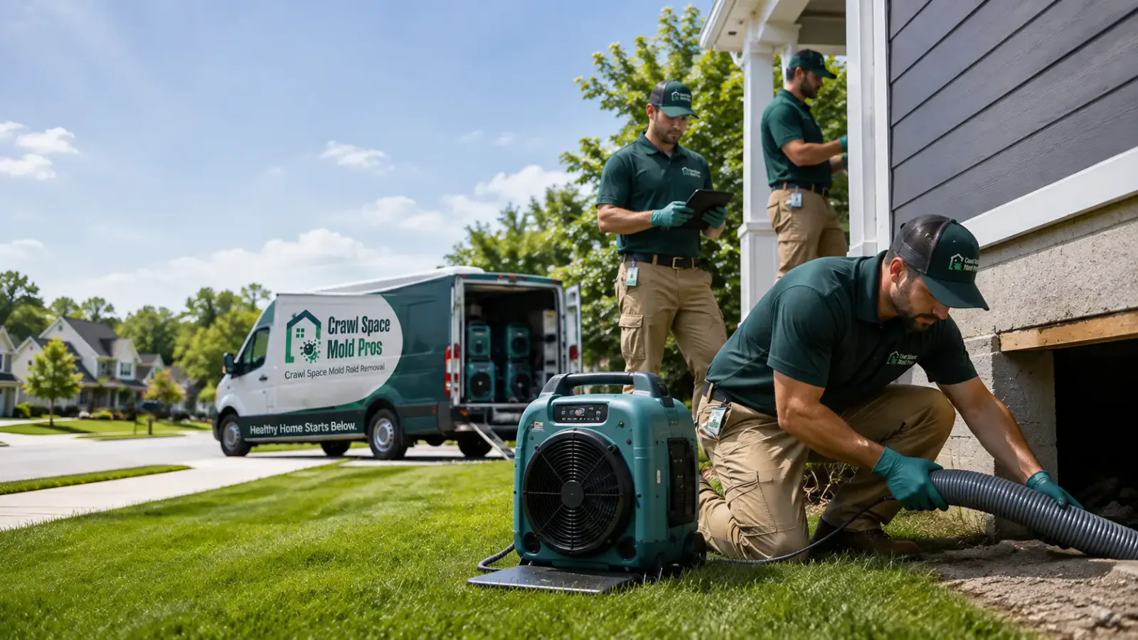 Crawl Space Mold Removal in Montebello, CA